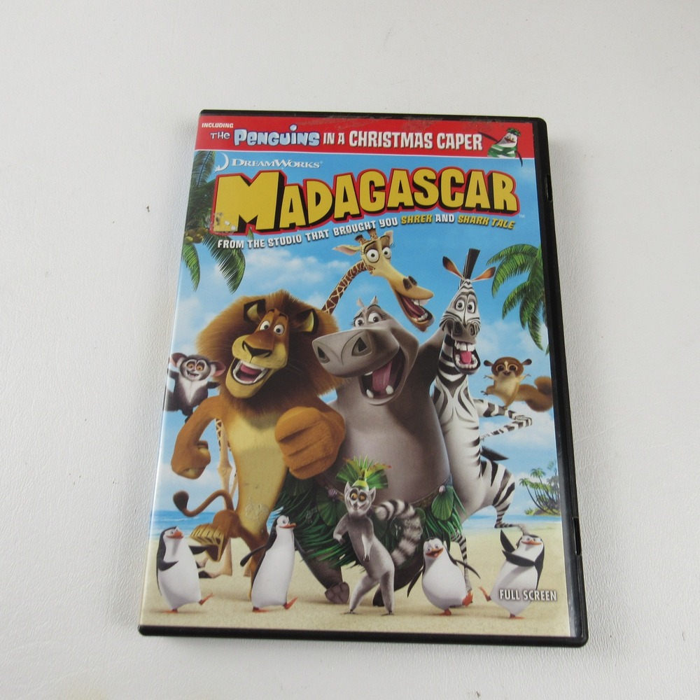 Madagascar DVD Dreamworks The Penguins In a Christmas Caper Full Screen